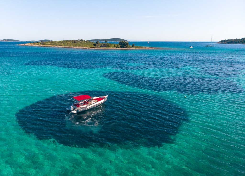 Blue Lagoon Croatia DJI 0285 e1745613495164 - day trips from trogir - Trogir, Dalmatia Blue Lagoon Croatia DJI 0285 e1745613495164 - Trogir, Dalmatia
