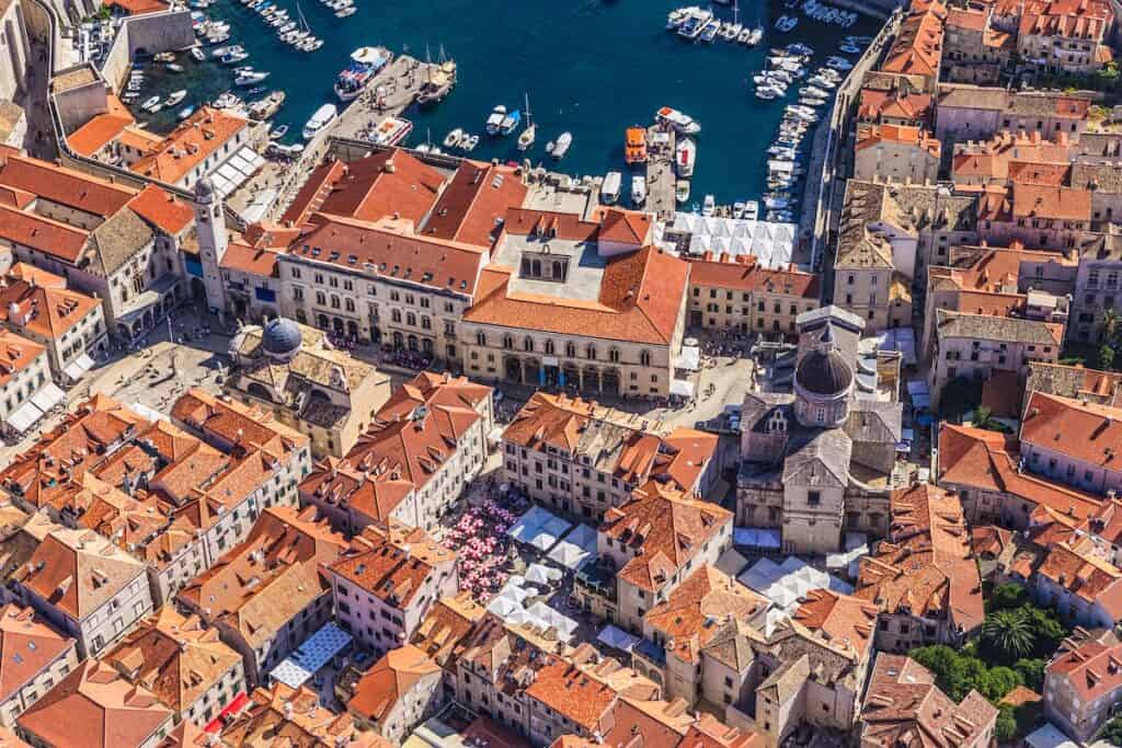 Dubrovnik aerial - Dubrovnik, Dalmatia