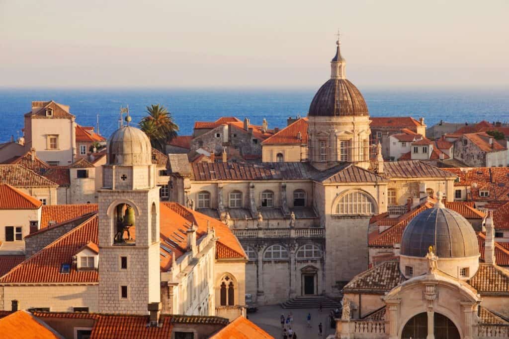 Dubrovnik view on Catherdral - Dubrovnik, Dalmatia