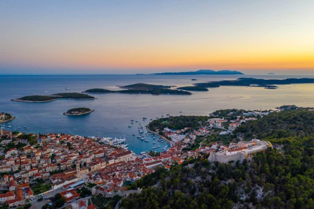 Hvar napoleon fortress view - Hvar, Dalmatia, Islands