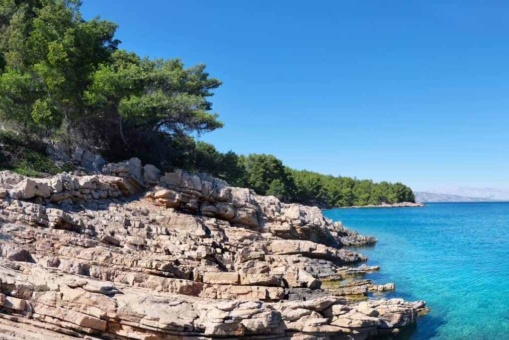 Hvar rocky shore - Hvar, Dalmatia, Islands