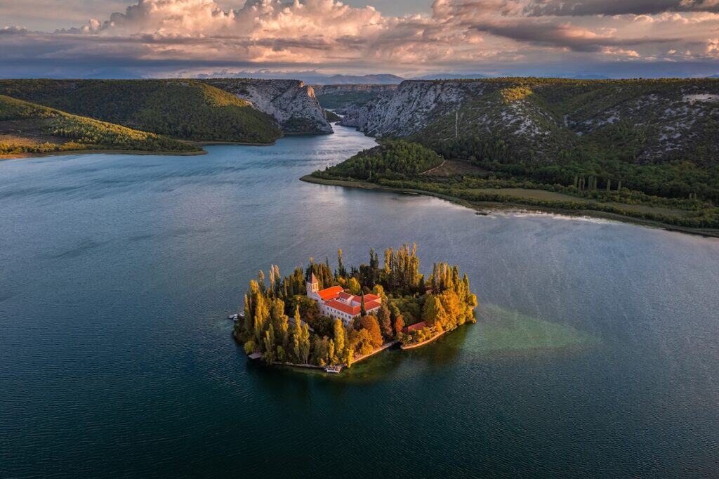krka np visovac island - Sibenik, Dalmatia