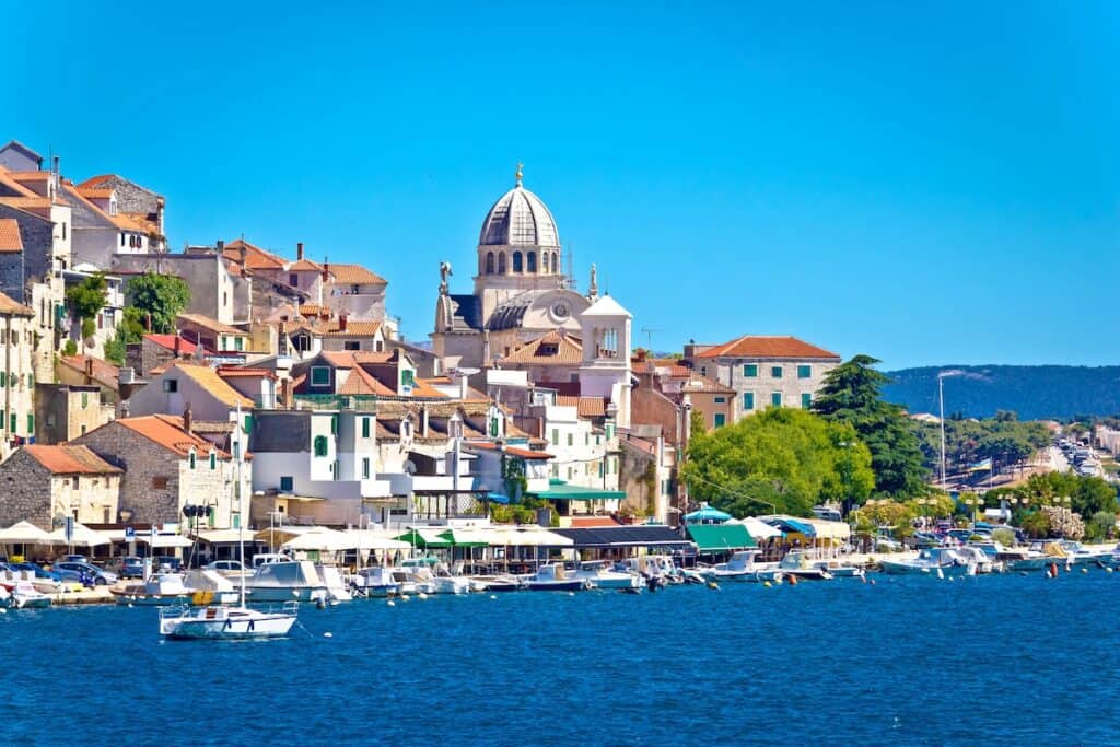 sibenik skyline - Sibenik, Dalmatia