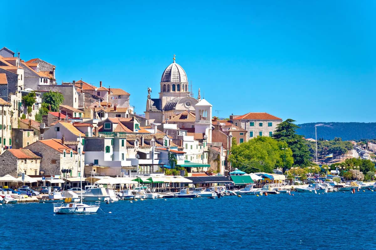 sibenik skyline - Sibenik, Dalmatia