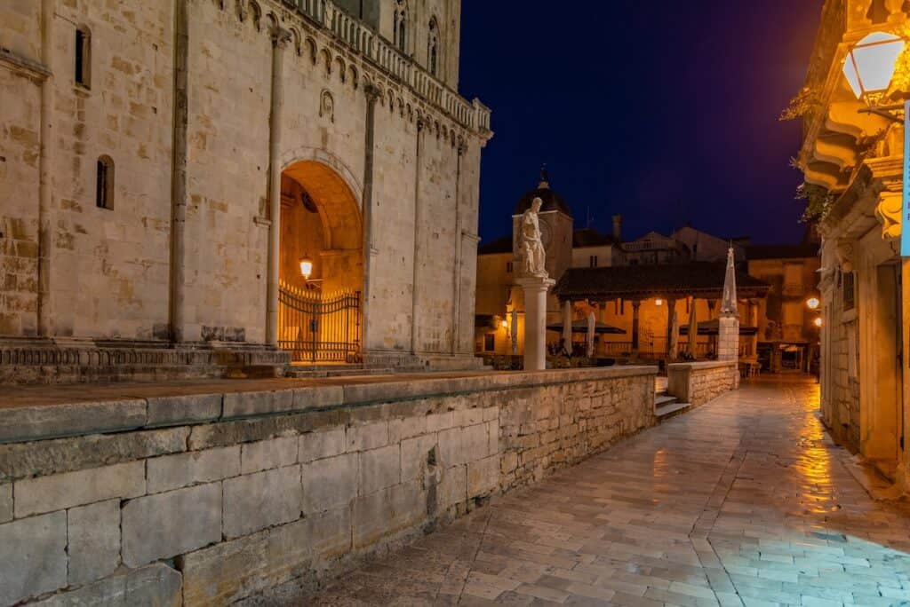 trogir at night - Trogir, Dalmatia